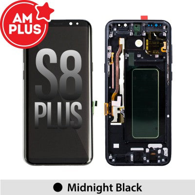 AMPLUS OLED Screen Replacement Digitizer with Frame for Samsung Galaxy S8 Plus G955F-Black parts AMPLUS OLED Screen Replacement Digitizer with Frame for Samsung Galaxy S8 Plus G955F-Black parts